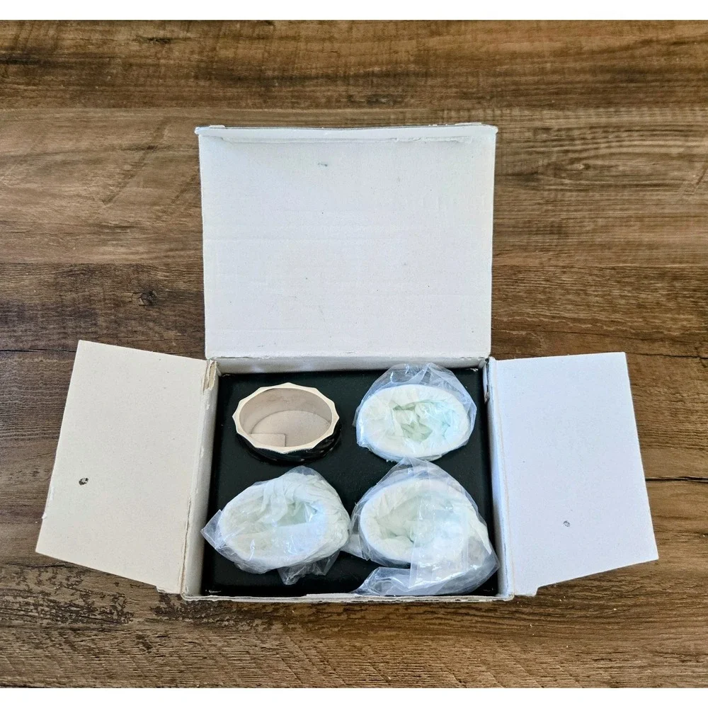 Kirk Stieff The Keswick Collection Set Of 4 Silverplate Napkin Rings